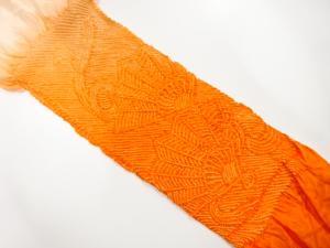 正絹　絞り　帯揚げ